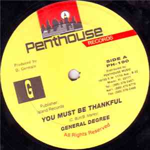 General Degree - You Must Be Thankful