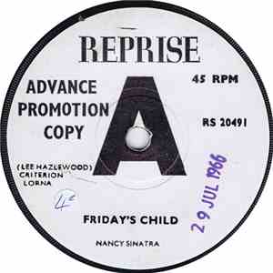 Nancy Sinatra - Friday's Child / Hutchinson Jail