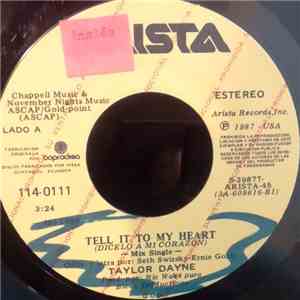 Taylor Dayne - Tell It To My Heart = Dicelo A Mi Corazon