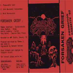 Forsaken Grief - Promotion Cassette '92
