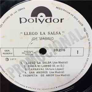 Joe Madrid - Llego La Salsa