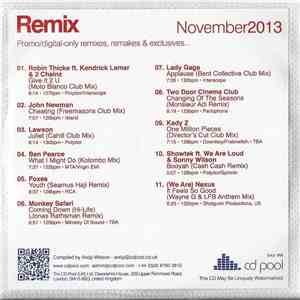 Various - CD Pool Remix November 2013