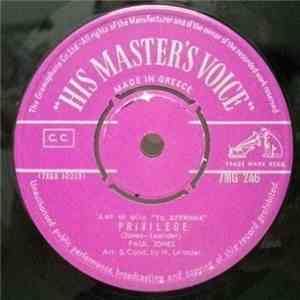 Paul Jones - Privilege / Free Me