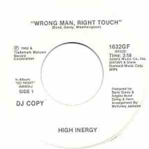 High Inergy - Wrong Man, Right Touch