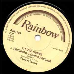 Tony Addams - Love Hurts EP