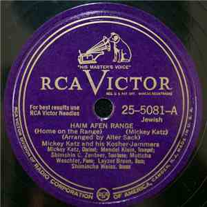 Mickey Katz And His Kosher-Jammers - Haim Afen Range (Home On The Range) / Yiddish Square Dance