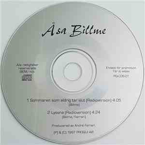 Åsa Billme - Sommaren Som Aldrig Tar Slut