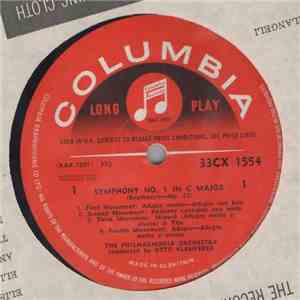 Beethoven, Otto Klemperer, Philharmonia Orchestra - The Beethoven Symphonies Numbers 1 & 8 In C Major, Op. 21 And In F Major, Op. 93