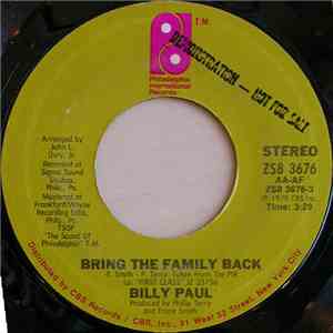 Billy Paul - Bring The Family Back