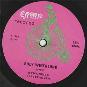 Rolv Wesenlund - Synger