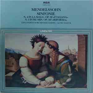 Felix Mendelssohn-Bartholdy, Gewandhausorchester Leipzig - Mendelssohn Sinfonie