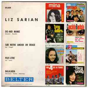 Liz Sarian - Dis-Moi Mamie / Sue Notre Amour Un Orage / Peut-être / Balalaika