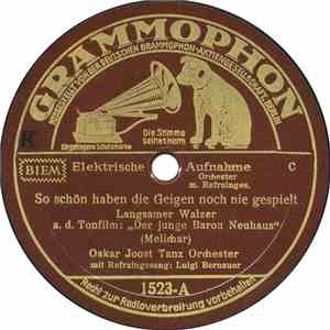 Oskar Joost Tanz Orchester - So Schön Haben Die Geigen Noch Nie Gespielt / Ich Glaub' An Dich