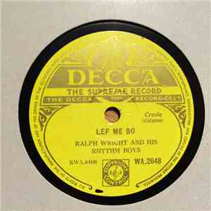 Ralph Wright And His Rhythm Boys - Coronation Calypso / Lef Me Bo