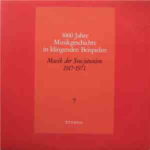 Various - Musik Der Sowjetunion 1917–1971