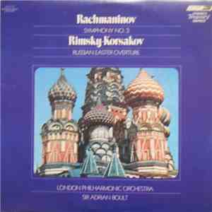Rachmaninkov, Rimsky-Korsakov, London Philharmonic Orchestra, Sir Adrian Boult - Symphony No. 3 / Russian Easter Overture
