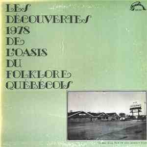 Various - Les Découvertes 1978 De L'Oasis Du Folklore Québecois