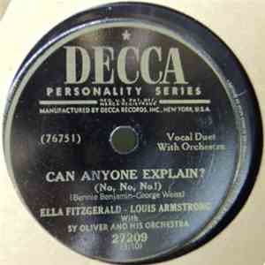 Louis Armstrong - Ella Fitzgerald - Can Anyone Explain? / Dream A Little Dream Of Me