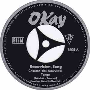 Melodia-Quartett - Reservisten-Song ( Chanson des Reservistes)