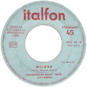 Orchestra Da Ballo "Eros" - Till / Milord