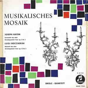 Joseph Haydn / Luigi Boccherini ; Drolc-Quartett - Serenade Aus Dem Streichquartett F-Dur Op. 3 Nr. 5 / Menuett Aus Dem Streichquartett E-Dur Op. 13 Nr. 5