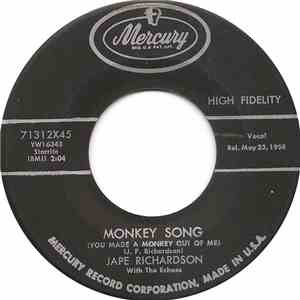 Jape Richardson With The Echoes  - Monkey Song / A Teen-Age Moon