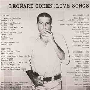 Leonard Cohen - Live Songs