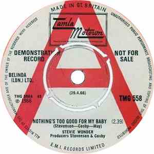 Stevie Wonder - Nothing's Too Good For My Baby