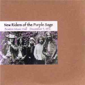 New Riders Of The Purple Sage - Boston Music Hall, Boston, MA Dec 5 1972