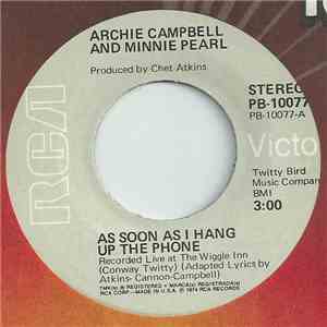 Archie Campbell & Minnie Pearl - As Soon As I Hang Up The Phone