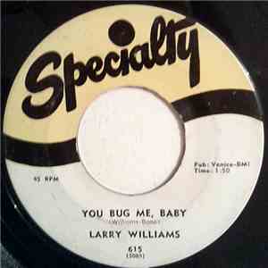 Larry Williams  - Bony Moronie / You Bug Me, Baby