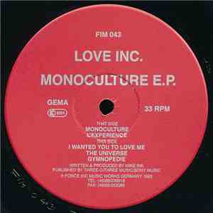 Love Inc. - Monoculture E.P.