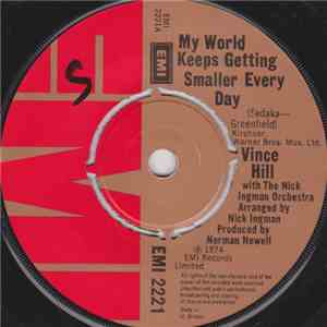 Vince Hill with The Nick Ingman Orchestra - My World Keeps Getting Smaller Every Day