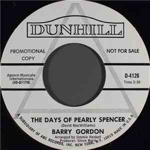 Barry Gordon - The Days Of Pearly Spencer