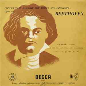Beethoven - Campoli With The London Symphony Orchestra Conducted By Josef Krips - Concerto In D Major For Violin And Orchestra Opus 61