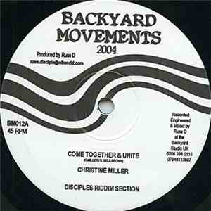 Christine Miller / Ras Mac Bean - Come Together & Unite / Sellasie I Vision