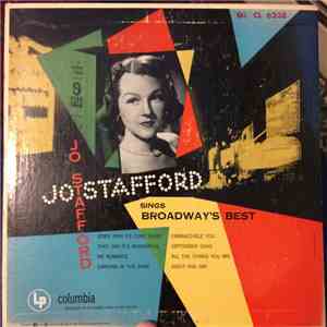Jo Stafford With Paul Weston And His Orchestra - Jo Stafford Sings Broadway's Best