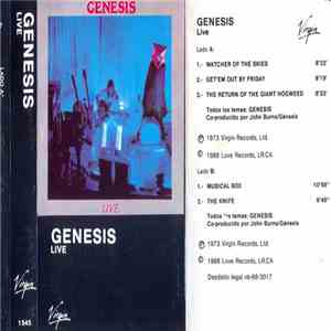 Genesis - Live