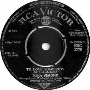 Nina Simone - To Love Somebody / I Can't See Nobody