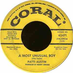 Patti Austin - A Most Unusual Boy / I Wanna Be Loved