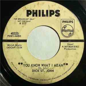 Dick St. John - You Know What I Mean / Swanee River