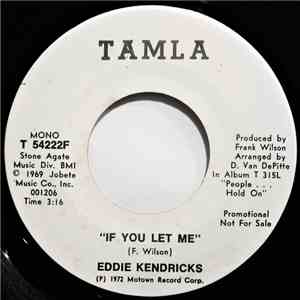 Eddie Kendricks - If You Let Me