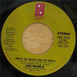 Lou Rawls - What's The Matter With The World / Tomorrow