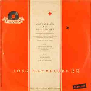 Various - Sang Und Klang Bei Wein Und Bier