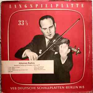 Johannes Brahms / David Oistrach, Dresdner Staatskapelle, Franz Konwitschny - Violin-Konzert D-Dur Op. 77