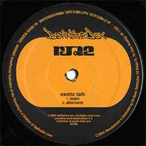 RJD2 - Exotic Talk / De l'Alouette