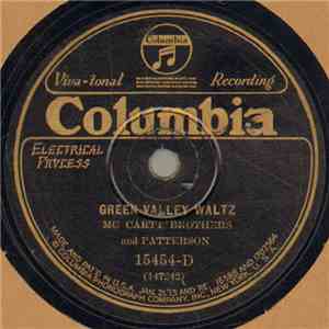 Mc Cartt Brothers And Patterson - Green Valley Waltz / Over The Sea Waltz