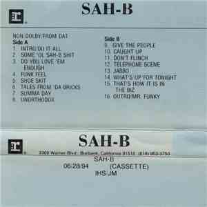 Sah-B - Some 'Ol Sah-B Shit