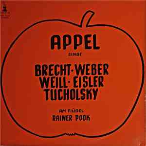 Wolf Appel, Rainer Pook - Appel Singt Brecht U. A.