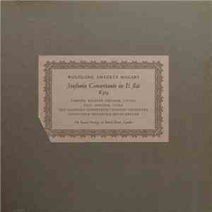 Wolfgang Amadeus Mozart - Christa Richter-Steiner, Paul Doktor, The Salzburg Mozarteum Chamber Orchestra, Bernhard Paumgartner - Sinfonia Concertante In E Flat, K364